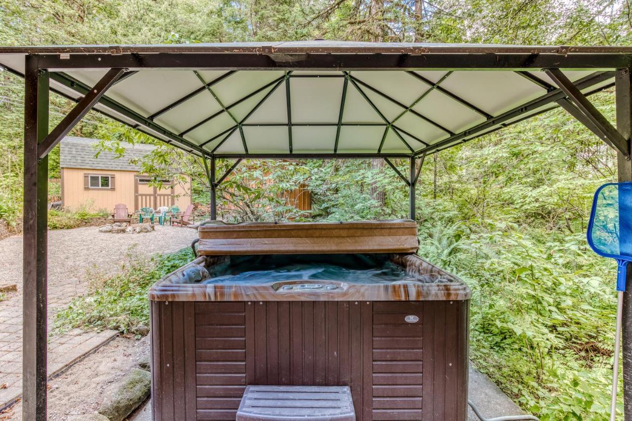 Creekside Cabin Rhododendron Exterior foto
